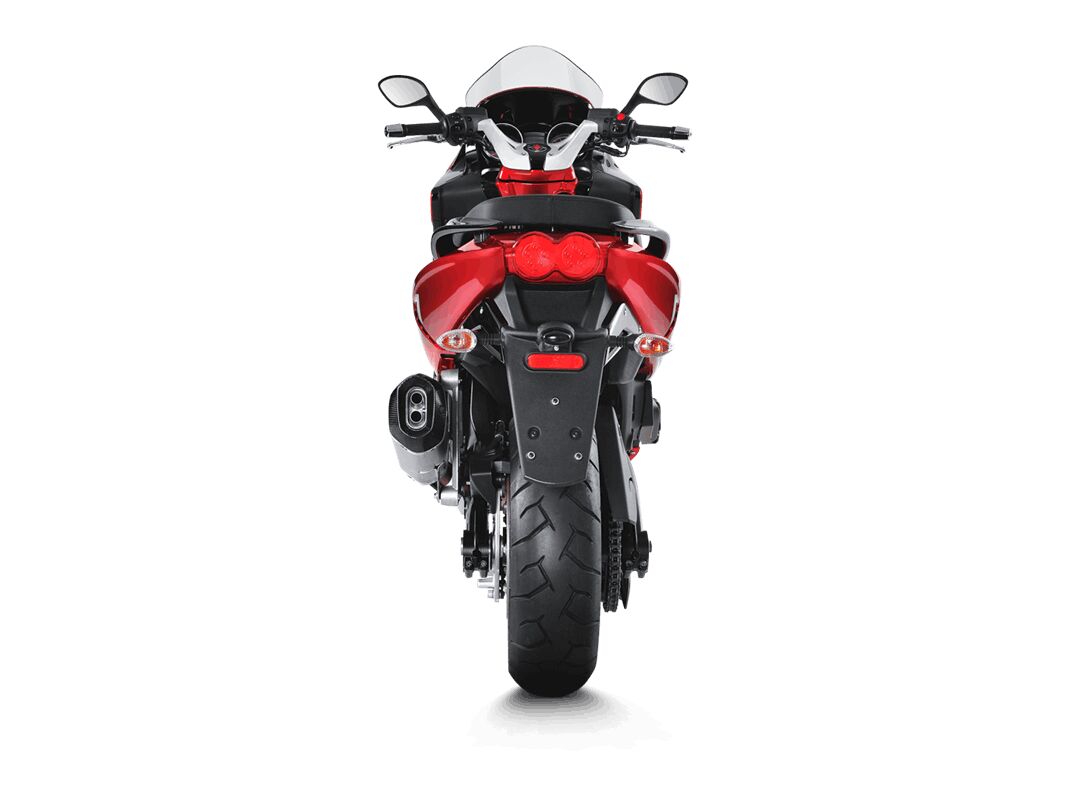 AKRAPOVIC SLIP-ON LINE MUFFLER STAINLESS STEEL CARBON END CAP S-A8SO2-HWSS