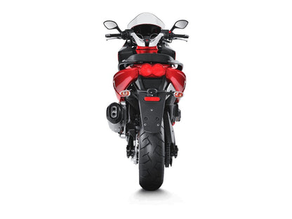 AKRAPOVIC SLIP-ON LINE MUFFLER STAINLESS STEEL CARBON END CAP S-A8SO2-HWSS