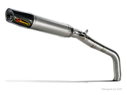AKRAPOVIC SLIP-ON LINE MUFFLER TITANIUM CARBON END CAP S-H6SO11-HACT