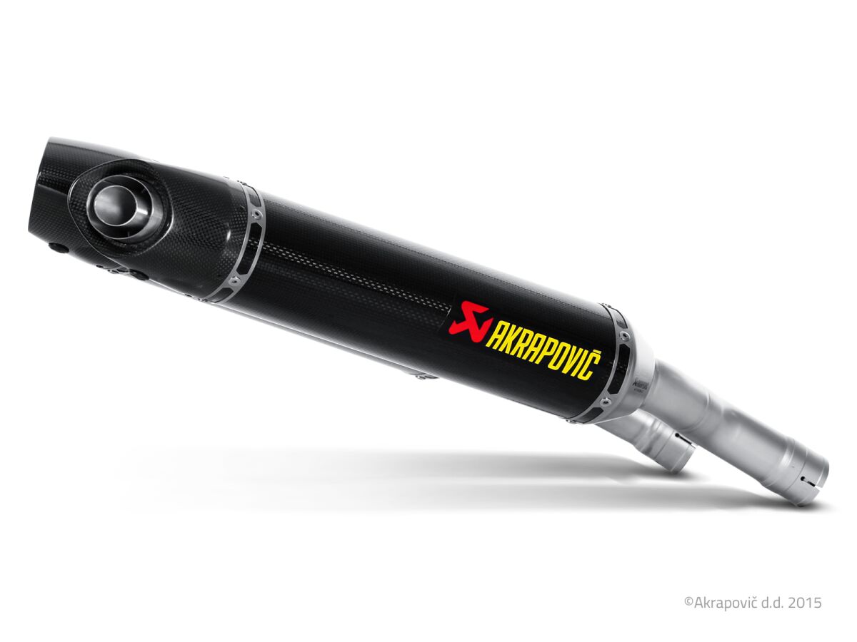 AKRAPOVIC SLIP-ON LINE DUAL MUFFLER CARBON S-Y10SO8-HDTC