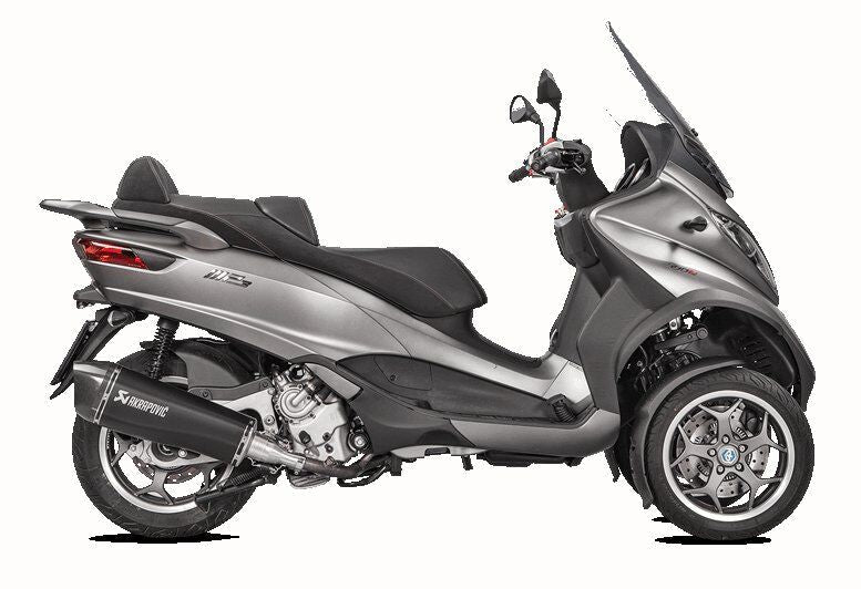 AKRAPOVIC SLIP-ON LINE MUFFLER BLACK STAINLESS STEEL CARBON END CAP S-PI5SO1-HRAASSBL