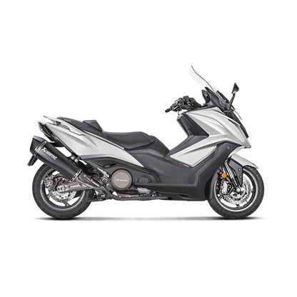 AKRAPOVIC SLIP-ON LINE MUFFLER BLACK STAINLESS STEEL CARBON END CAP S-KY5SO1-HRAASSBL