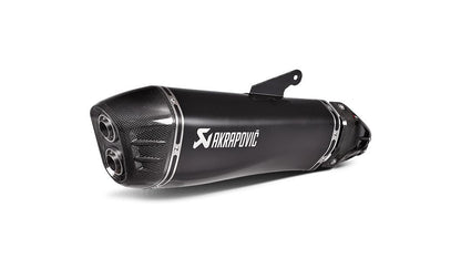 AKRAPOVIC SLIP-ON LINE MUFFLER BLACK TITANIUM CARBON END CAP S-K10SO21-HRAABL