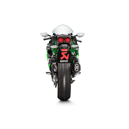 AKRAPOVIC SLIP-ON LINE MUFFLER BLACK TITANIUM CARBON END CAP S-K10SO21-HRAABL