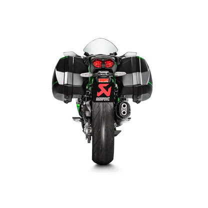 AKRAPOVIC SLIP-ON LINE MUFFLER BLACK TITANIUM CARBON END CAP S-K10SO21-HRAABL