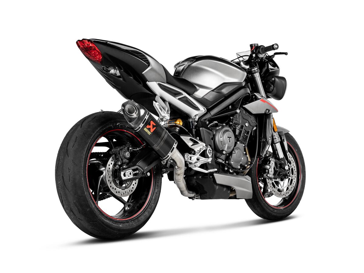 AKRAPOVIC MUFFLER CF STREET TRIPLE S-T7SO2-APC