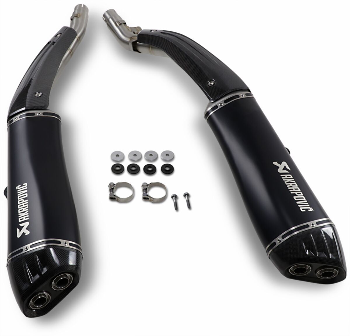 AKRAPOVIC MUFFLERS BK TI/CF K1600B S-B16SO3-HRAATBL