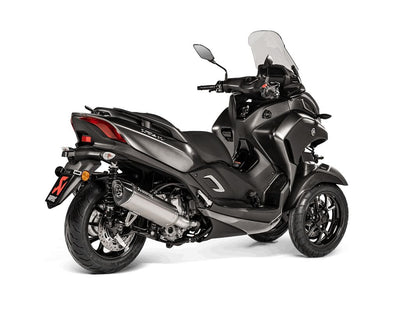 AKRAPOVIC SLIP-ON LINE MUFFLER STAINLESS STEEL CARBON END CAP S-Y3SO2-HRSS