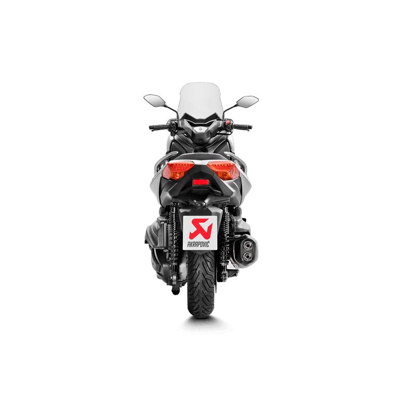 AKRAPOVIC SLIP-ON LINE MUFFLER STAINLESS STEEL CARBON END CAP S-Y4SO18-HRAASS