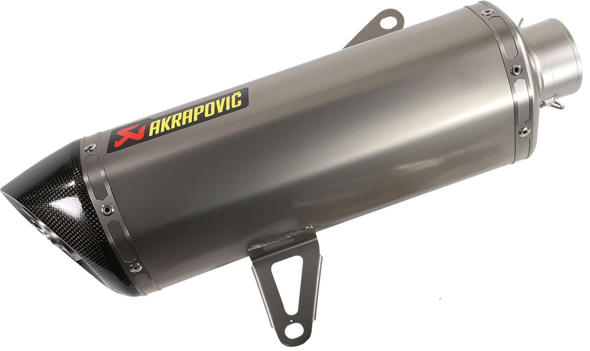 AKRAPOVIC SLIP-ON LINE MUFFLER STAINLESS STEEL CARBON END CAP S-Y3SO1-HRSS/1