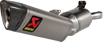 AKRAPOVIC SLIP-ON LINE MUFFLER TITANIUM & CARBON END CAP S-B9SO1-HAPLT