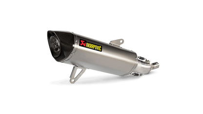 AKRAPOVIC SLIP-ON LINE MUFFLER STAINLESS STEEL CARBON END CAP S-Y3SO3-HRSS