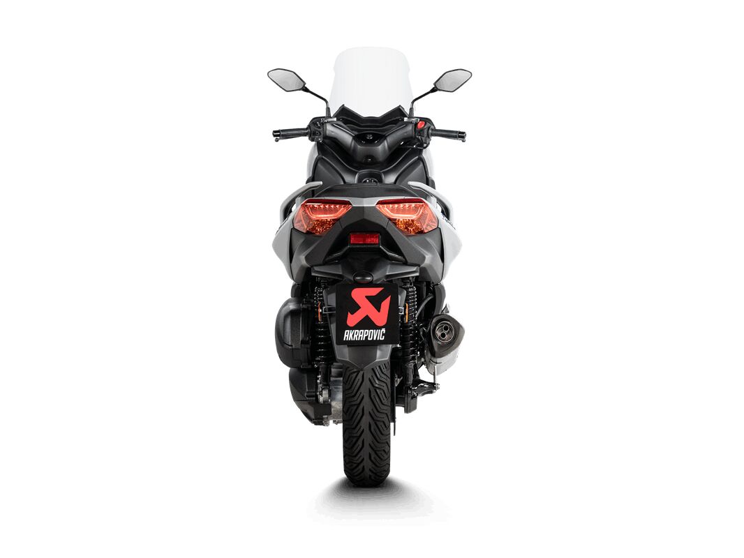 AKRAPOVIC SLIP-ON LINE MUFFLER STAINLESS STEEL CARBON END CAP S-Y3SO3-HRSS