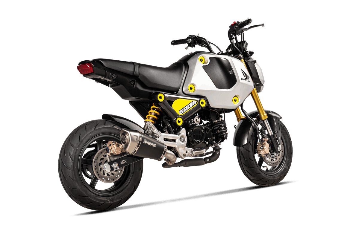 AKRAPOVIC SLIP-ON LINE MUFFLER BLACK TITANIUM S-H125SO4-ASZTBL