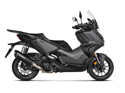 AKRAPOVIC SLIP-ON LINE MUFFLER BLACK STAINLESS STEEL CARBON END CAP S-H3SO8-HRSSBL