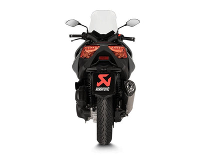 AKRAPOVIC SLIP-ON LINE MUFFLER STAINLESS STEEL CARBON END CAP S-Y125SO6-HRSS