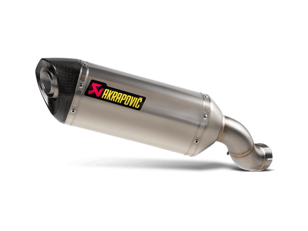 AKRAPOVIC SLIP-ON LINE MUFFLER TITANIUM CARBON END CAP S-K9SO10-HZT