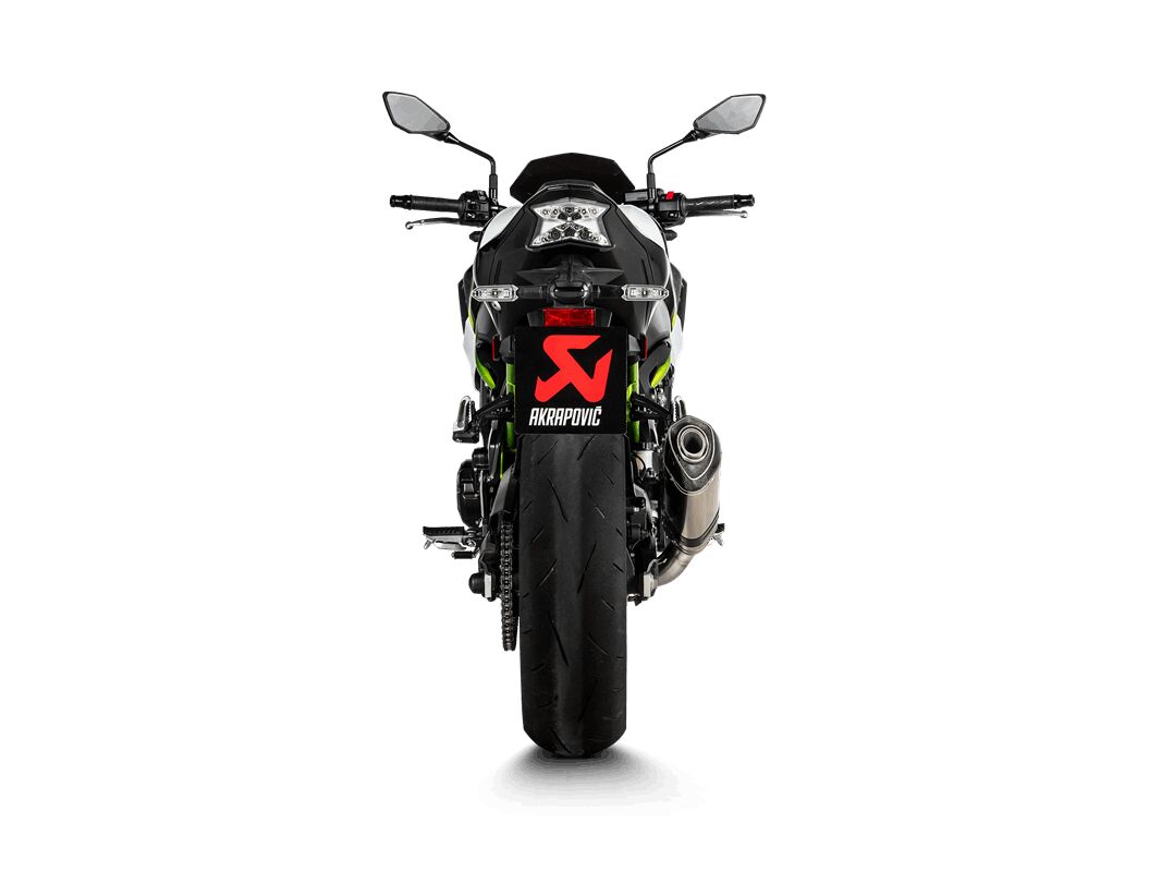 AKRAPOVIC SLIP-ON LINE MUFFLER TITANIUM CARBON END CAP S-K9SO10-HZT