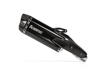 AKRAPOVIC SLIP-ON LINE MUFFLER BLACK TITANIUM CARBON END CAP S-K10SO31-HGITBL