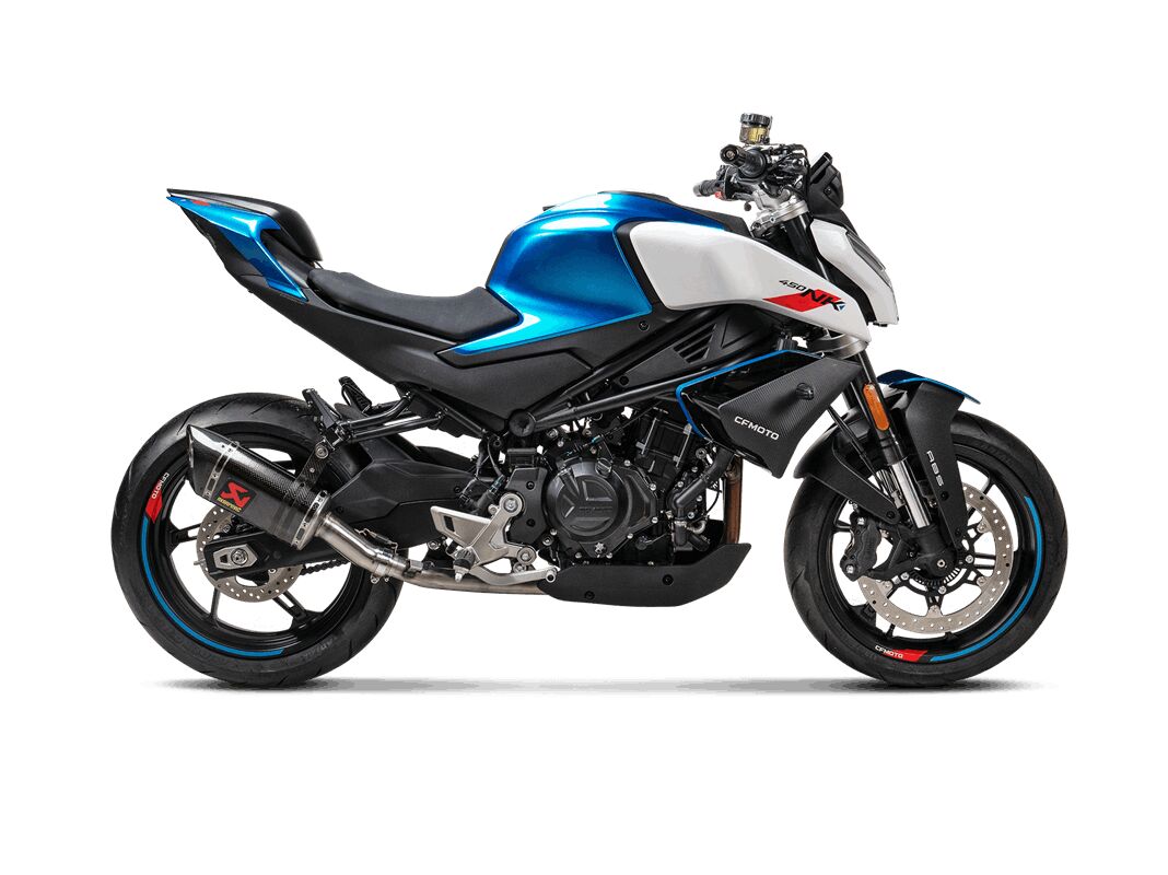 AKRAPOVIC MUFFLER SLIP-ON CF CFMOTO 450S S-CF4SO1-APC