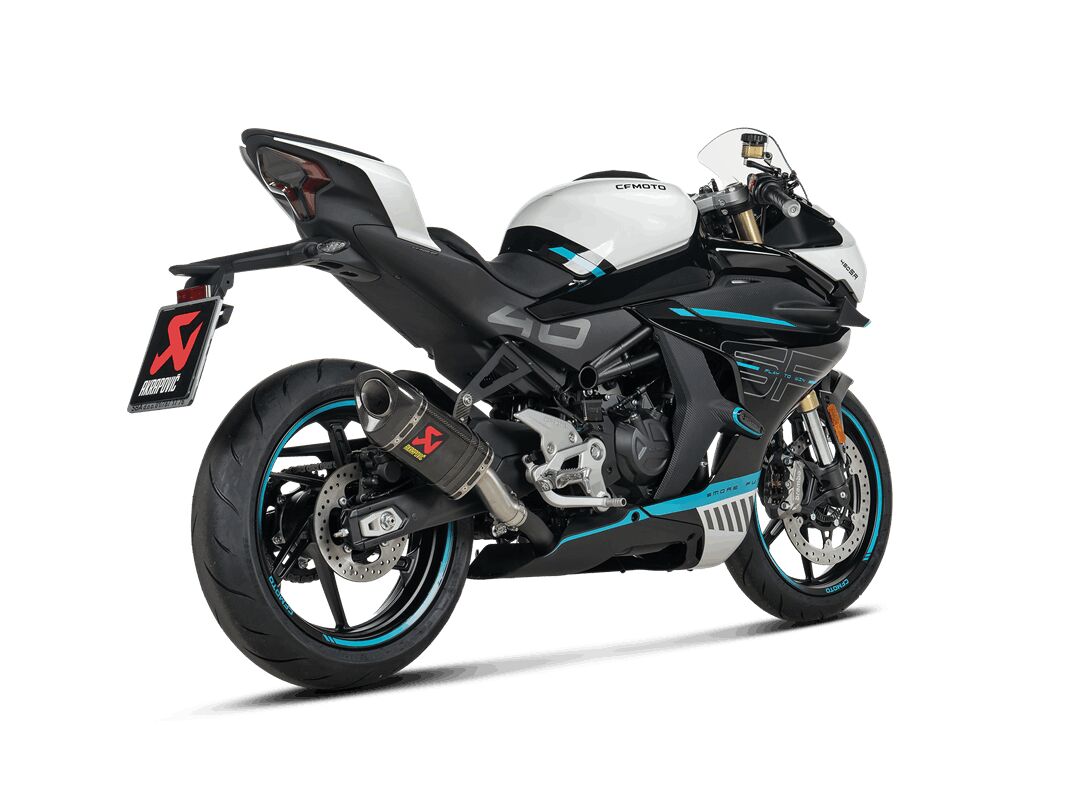 AKRAPOVIC MUFFLER SLIP-ON CF CFMOTO 450S S-CF4SO1-APC