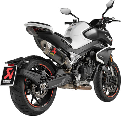 AKRAPOVIC EXHAUST SLIP-ON CF/TI CFMOTO 8 S-CF8SO1-HAPLC