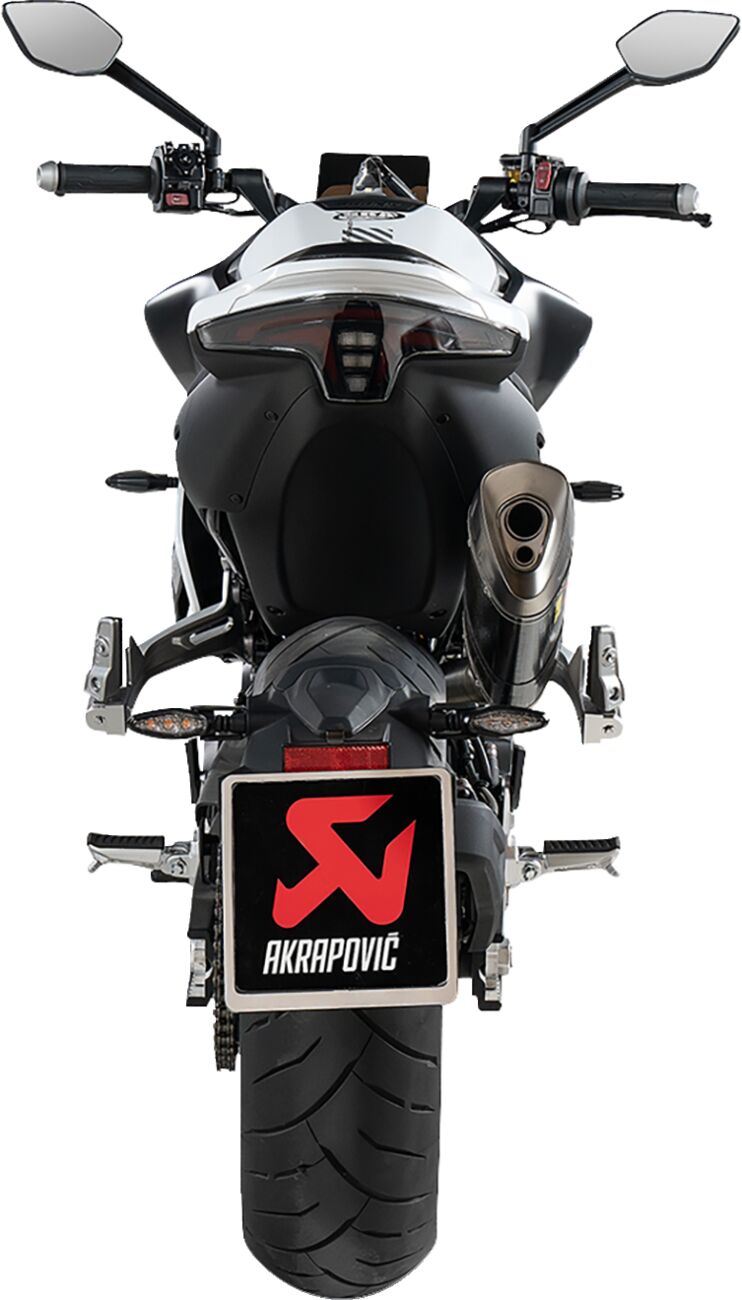 AKRAPOVIC EXHAUST SLIP-ON CF/TI CFMOTO 8 S-CF8SO1-HAPLC