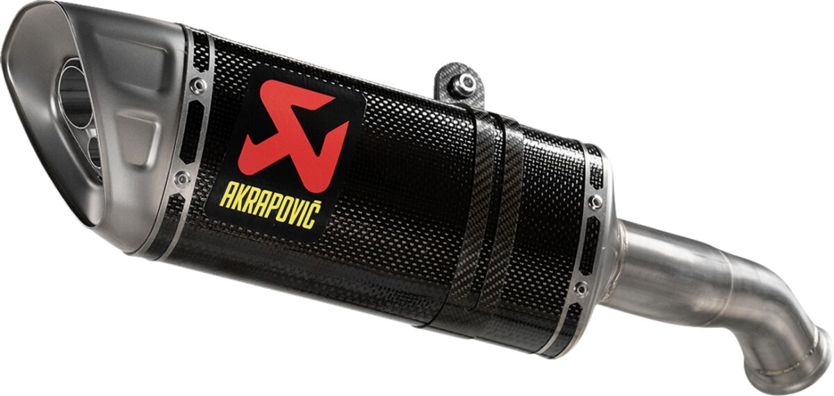 AKRAPOVIC EXHAUST SLIP-ON CF/TI CFMOTO 8 S-CF8SO1-HAPLC