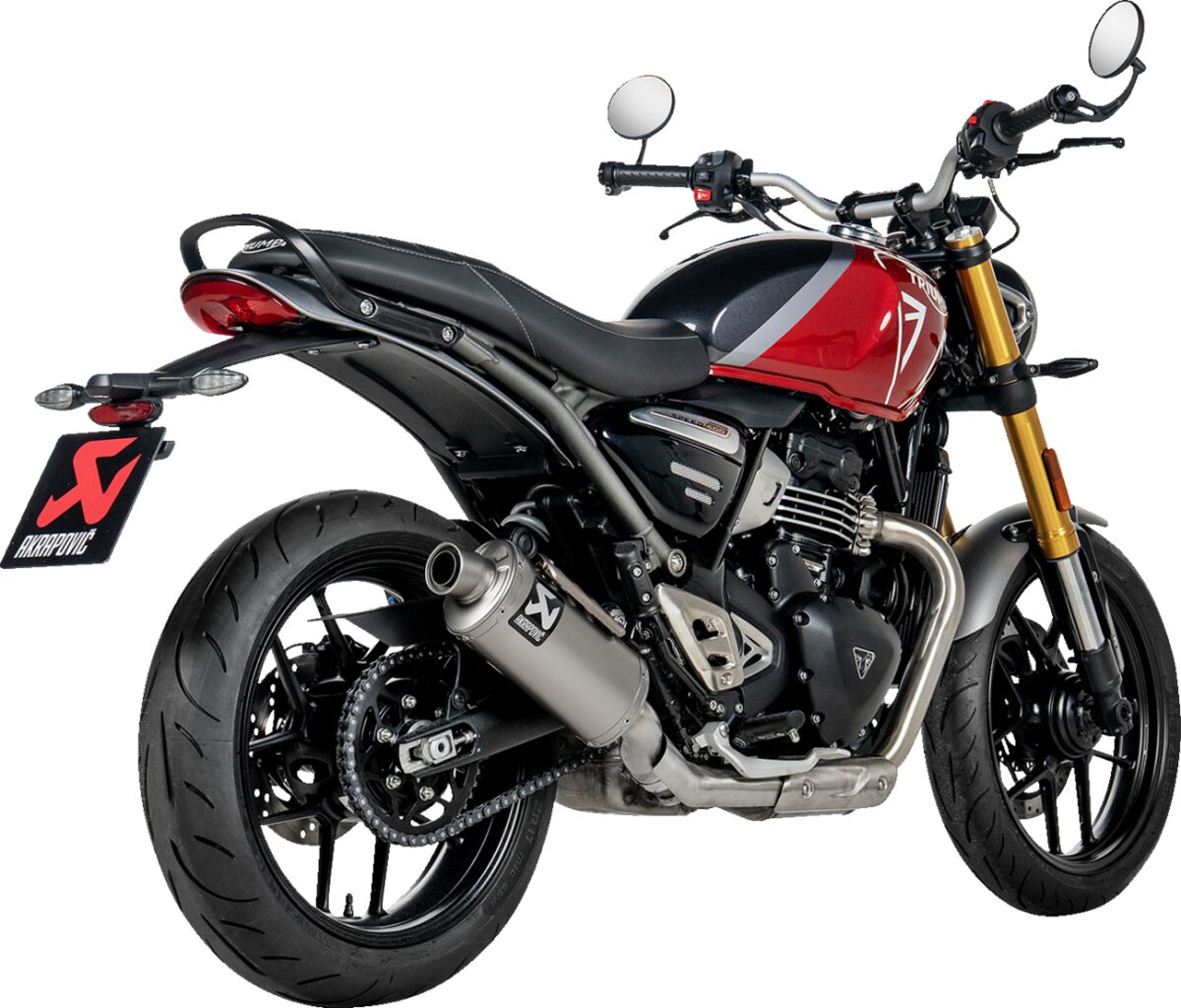 AKRAPOVIC MUFFLER SLIP-ON TI TRIUMPH SPEED 400 / SCRAMBLER 400X S-T4SO1-HDT