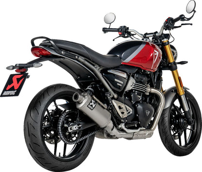AKRAPOVIC MUFFLER SLIP-ON TI TRIUMPH SPEED 400 / SCRAMBLER 400X S-T4SO1-HDT