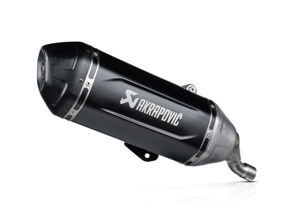 AKRAPOVIC SLIP-ON LINE MUFFLER STAINLESS STEEL CARBON END CAP S-VE125SO4-HWSSBL