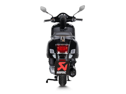 AKRAPOVIC SLIP-ON LINE MUFFLER STAINLESS STEEL CARBON END CAP S-VE125SO4-HWSSBL