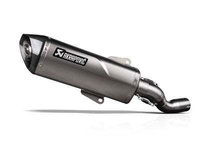 AKRAPOVIC SLIP-ON LINE MUFFLER STAINLESS STEEL & CARBON END CAP S-Y125SO7-HRSS