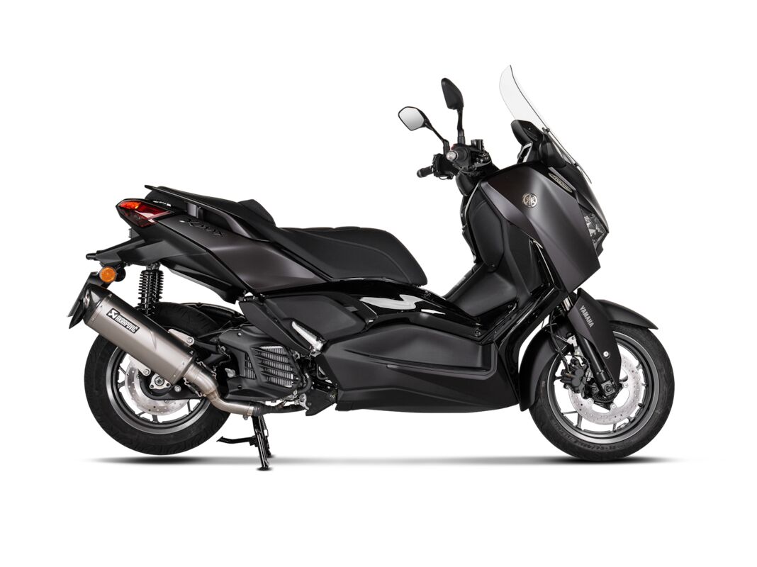 AKRAPOVIC SLIP-ON LINE MUFFLER STAINLESS STEEL & CARBON END CAP S-Y125SO7-HRSS