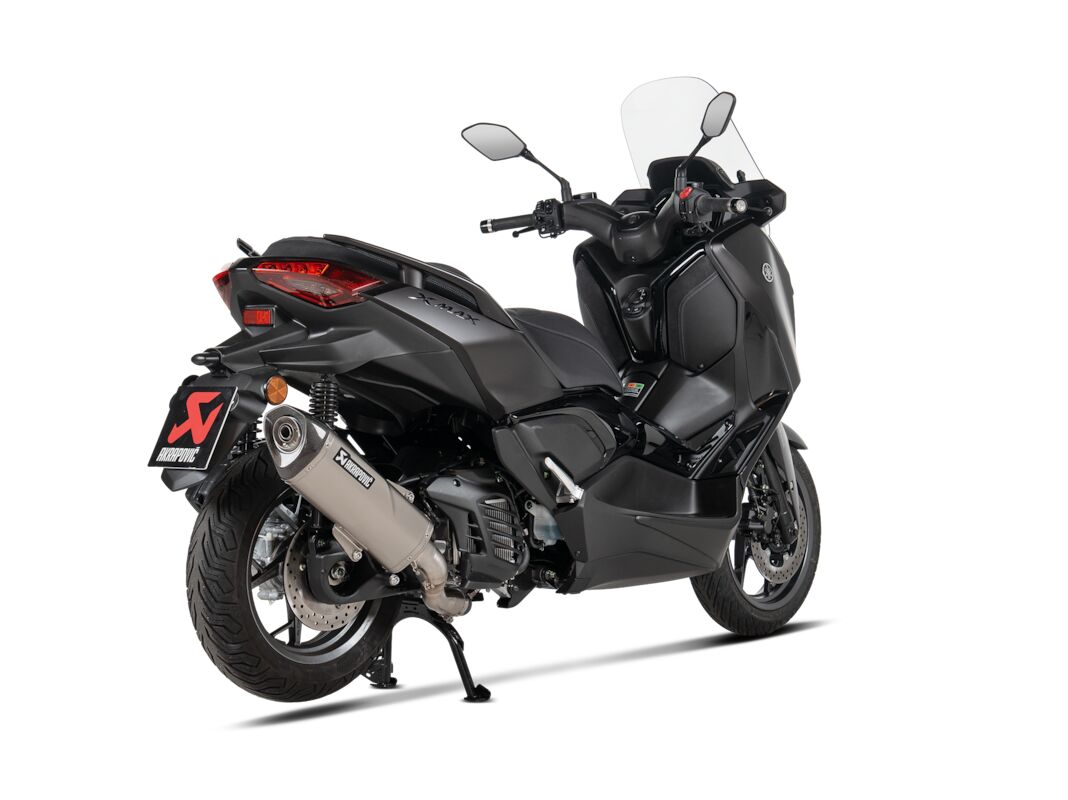 AKRAPOVIC SLIP-ON LINE MUFFLER STAINLESS STEEL & CARBON END CAP S-Y125SO7-HRSS