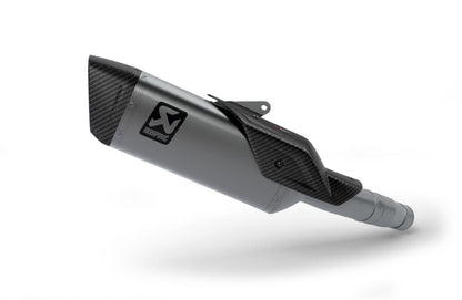 AKRAPOVIC SLIP-ON LINE MUFFLER (WITH VALVE) TITANIUM CARBON END CAP S-H10SO30-HILT