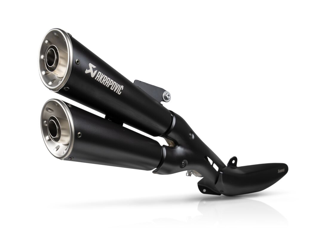 AKRAPOVIC SLIP-ON LINE MUFFLER BLACK STAINLESS STEEL S-K9SO13-HISSS