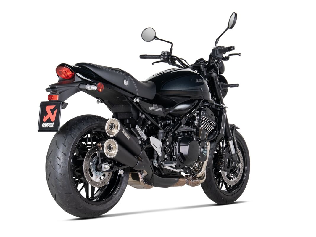AKRAPOVIC SLIP-ON LINE MUFFLER BLACK STAINLESS STEEL S-K9SO13-HISSS