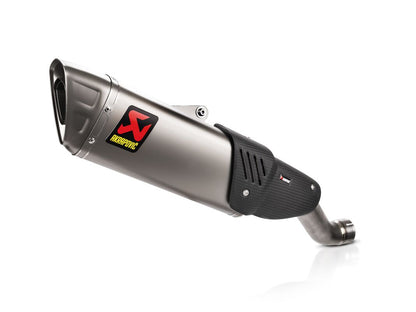AKRAPOVIC SLIP-ON LINE MUFFLER TITANIUM & TITANIUM END CAP S-A10SO14-HEZT