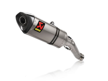 AKRAPOVIC SLIP-ON LINE MUFFLER TITANIUM & CARBON END CAP S-A10SO15-RT