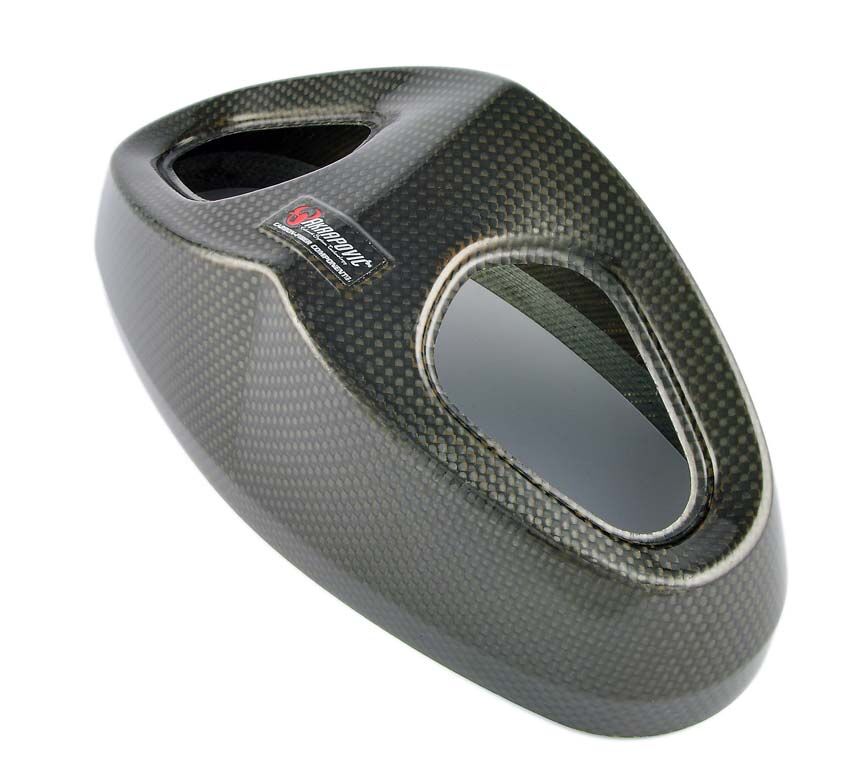 AKRAPOVIC END CAP SET CARBON EC38 V-EC38