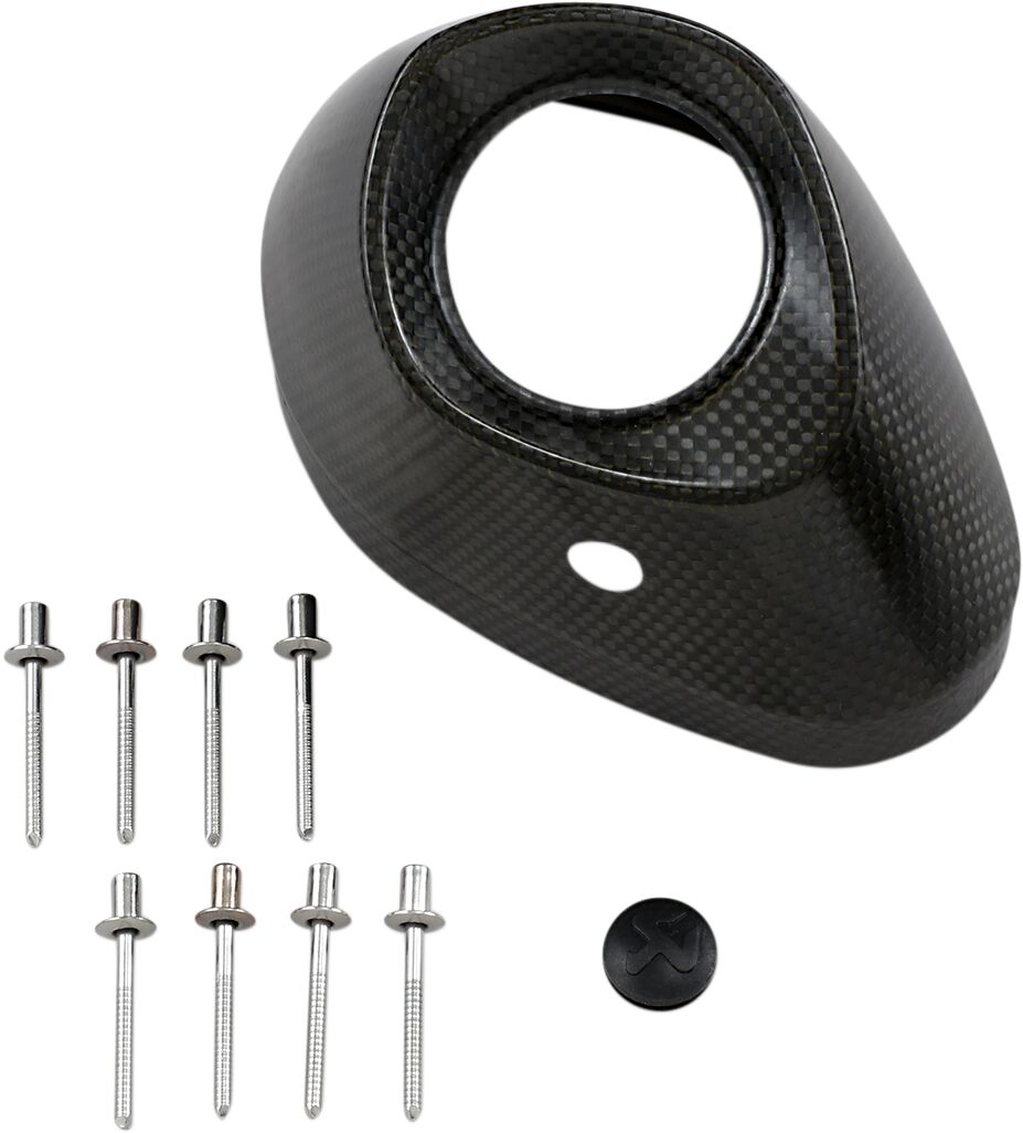 AKRAPOVIC REPLACEMENT END CAP CARBON V-EC78