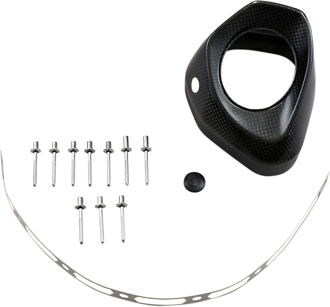 AKRAPOVIC END CAP SET CARBON V-EC108