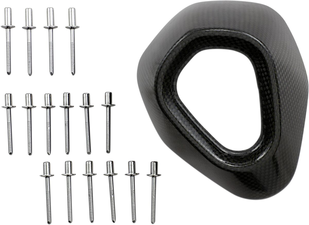 AKRAPOVIC REPLACEMENT END CAP CARBON V-EC120