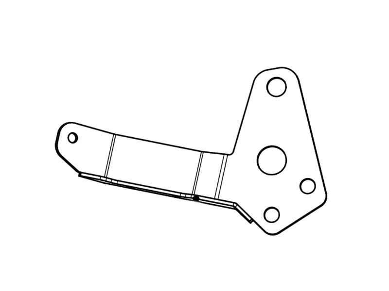 AKRAPOVIC MUFFLER BRACKET STAINLESS STEEL P-X145