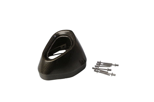 AKRAPOVIC END CAP SET CARBON BLACK V-EC242