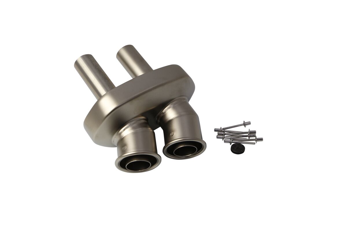 AKRAPOVIC END CAP SET TITANIUM V-EC259