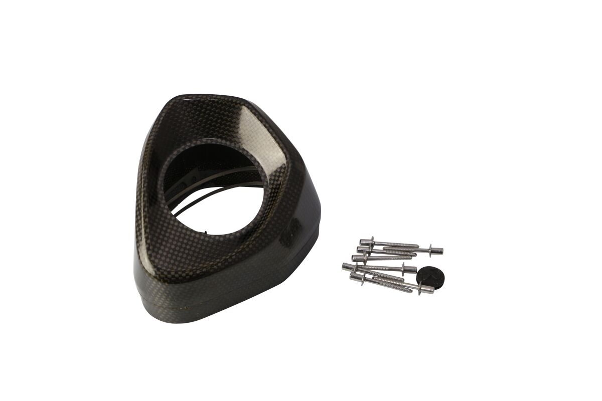 AKRAPOVIC END CAP SET CARBON BLACK V-EC299