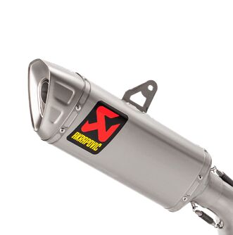 AKRAPOVIC REPLACEMENT MUFFLER TITANIUM M-APL00206T
