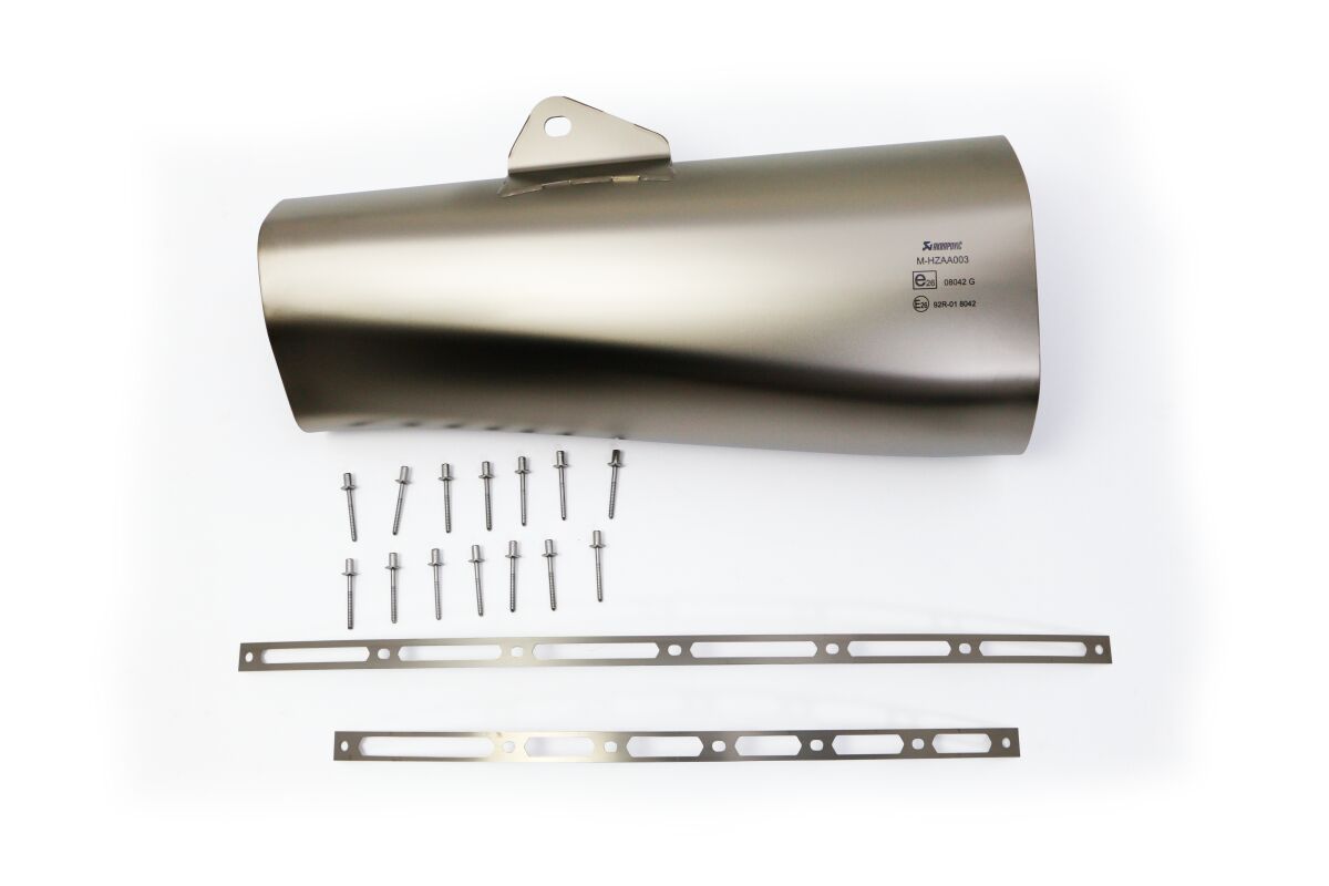 AKRAPOVIC MUFFLER SLEEVE REPAIR KIT TITANIUM GREY P-RKS519ZEM390